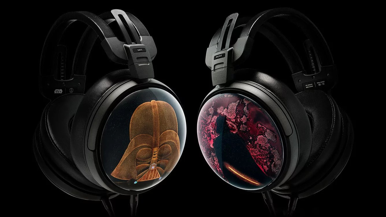 Audio-Technicas exklusiva Darth Vader-hörlurar i japansk konststil