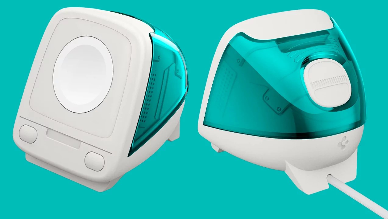 Retroinspirerad Apple Watch-laddare utformad som en iMac G3