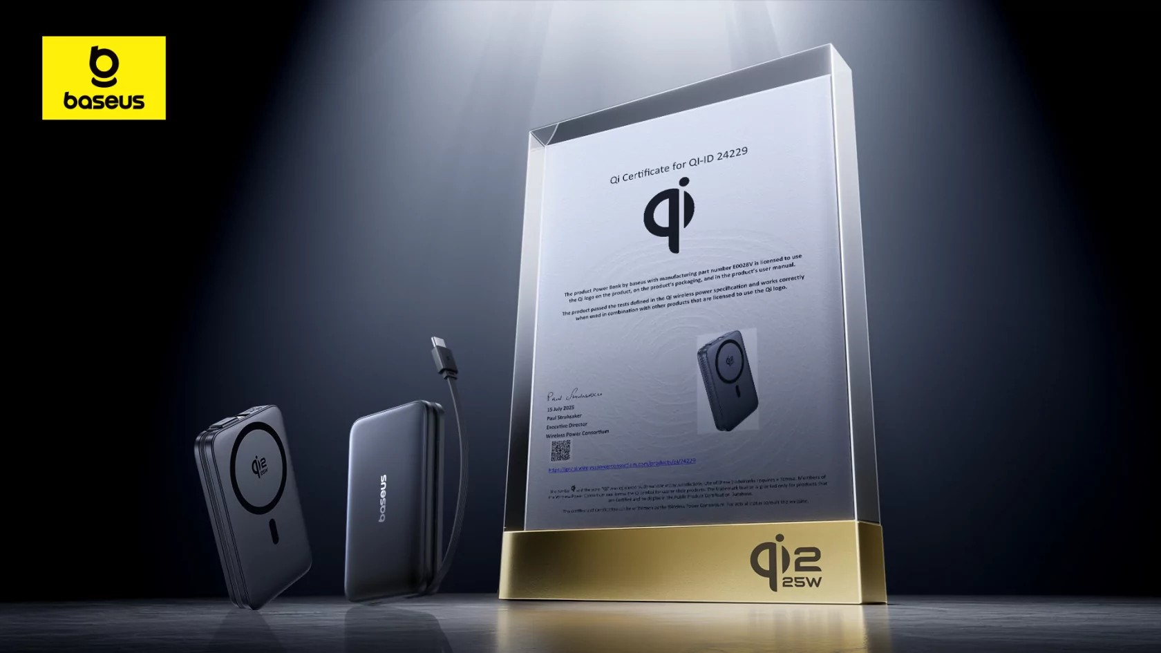 Baseus trådlösa powerbanker med Qi2.2-stöd